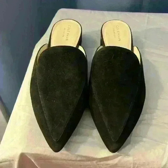 Cole Haan Black Suede Miles - Picture 2 of 7